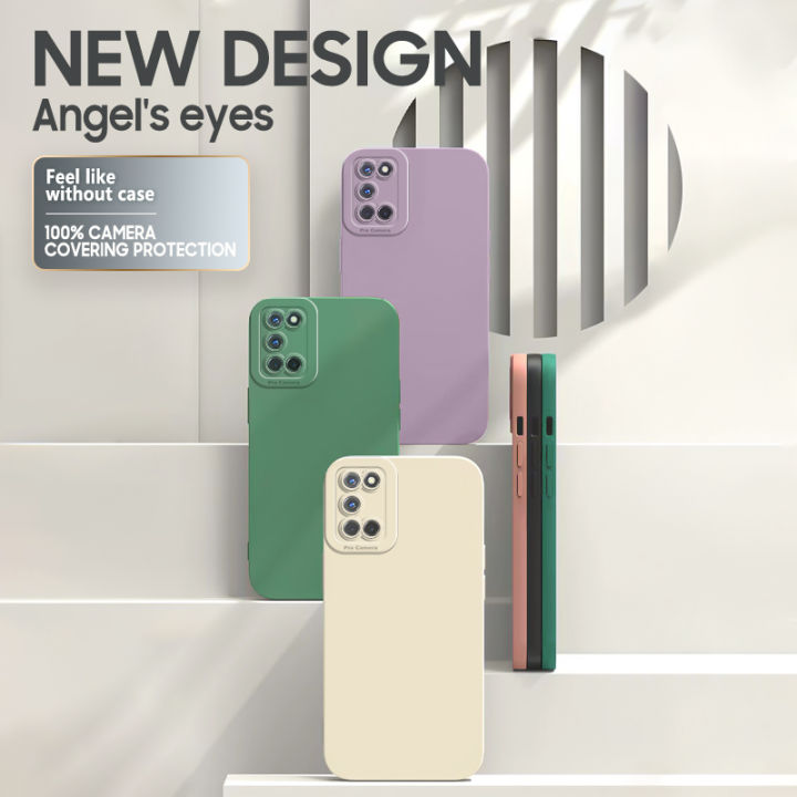 เคส-oppo-a92-square-soft-ซิลิโคนคลุมทั้งหมดกล้องกันกระแทกเคสป้องกันยางฝาหลังเคสโทรศัพท์แบบนุ่มสำหรับช