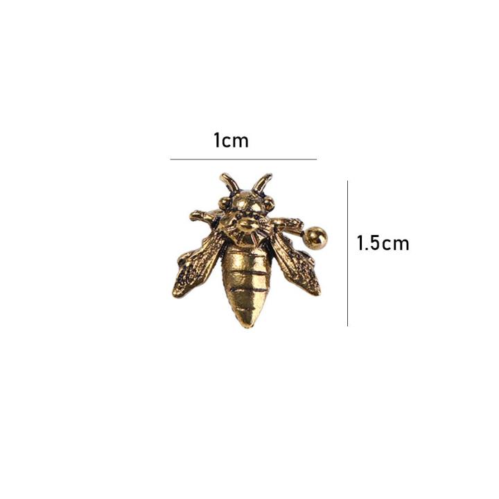 pingchuishop-ปาร์ตี้1ชิ้นแมลงสีทองเงินของขวัญผึ้งสำหรับผู้หญิงเครื่องประดับหู-cuffs-ต่างหูเม็ดกลมต่างหูแบบหนีบ