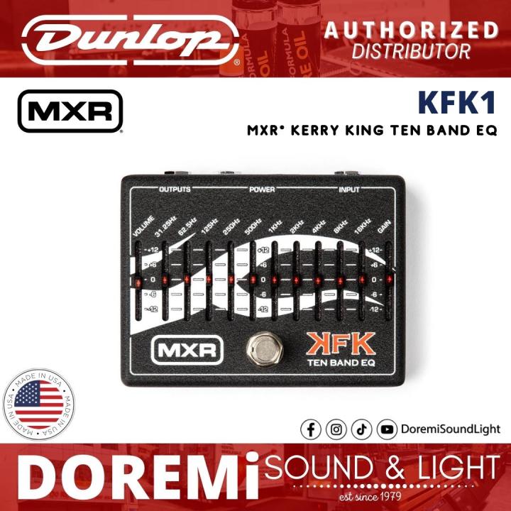 Jim Dunlop MXR KFK-1 Kerry King 10 Band Eq Equalizer Guitar Effect