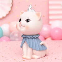 Hot Sale Piggy Bank Children Christmas Gift Resin Cat Figurines Money Storage Box Lovely Kitten Coin Saving Pot Desktop Decor