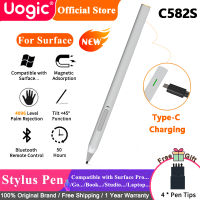 【C582S】Uogic Stylus Pen for Surface, Bluetooth Remote Control and Shortcuts, 4096 Levels of Pressure Sensitivity, Palm Rejection