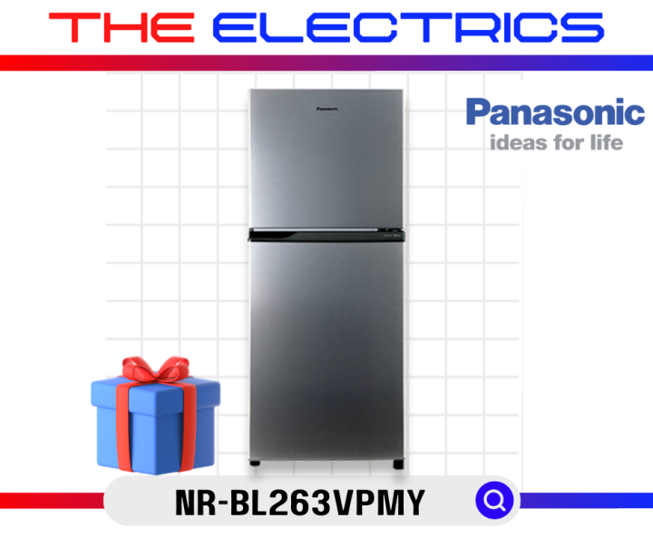 panasonic 234l 2 door top freezer refrigerator nr bl263vp