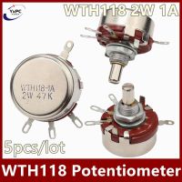 5pcs/lot WTH118 2W 1A 100K 470K 500K 560K 4.7K 5.6K 10K 22K 47K 1M 470R 1K 2.2K 3.3K  ohm WTH118-2W Potentiometer