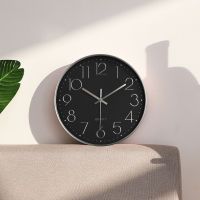 Minimalist Modern Mounted Wall Clock Creative Wall Clock Office Living Room Bedroom Wall Decor สติ๊กเกอร์ติดผนังนาฬิกา Household Item