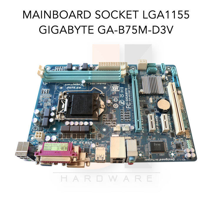 mainboard-gigabyte-ga-b75m-d3v-lga1155-support-intel-core-i-gen-2xxx-and-gen-3xxx-series-สินค้ามือสองสภาพดีมีฝาหลังมีการรับประกัน