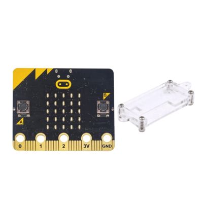 BBC Microbit Go Start Kit Micro:Bit BBC DIY Programmable Learning Development Board with Acrylic Protective Shell