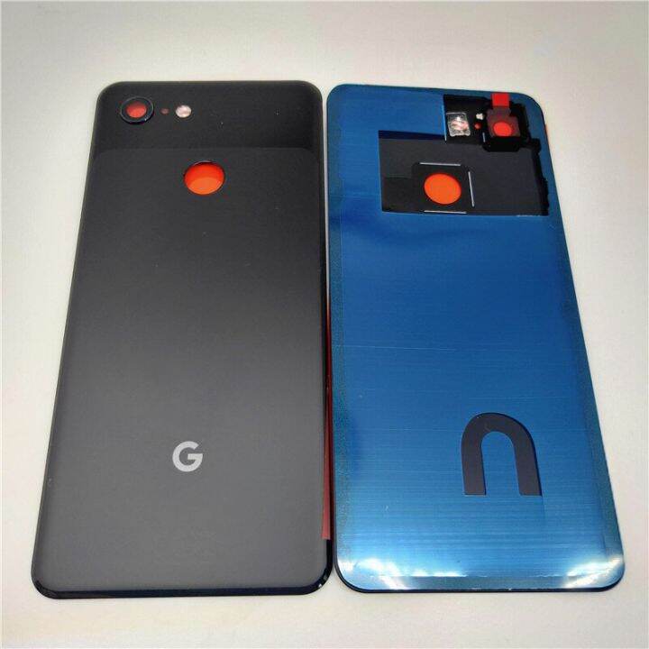 ตัวล็อคกระจกฝาหลังปิดโทรศัพท์ที่ประตูหลัง-google-pixel-3-xl-ประตูแบตเตอรี่หลัง-google-pixel-3เคสสำหรับ-google-ด้านหลังมีเลนส์กล้องถ่ายรูป