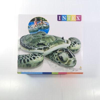 ( โปรสุดคุ้ม... ) INTEX ของเล่นในสระน้ำ เจ้าเต่าลอยน้ำ ขนาด 1.91mx1.7m 75"x67" ราคาถูกสุด สระ เป่า ลม สระ น้ำ เป่า ลม สระ น้ำ เด็ก สระ ยาง เป่า ลม