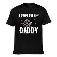 Leveled Up Daddy Gamer Announcement Expecting Future Mens Short Sleeve T-Shirt