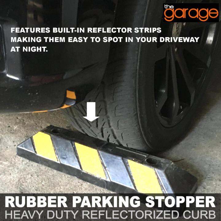 The Garage RUBBER PARKING STOPPER , Parking Blocker , Parking Marker