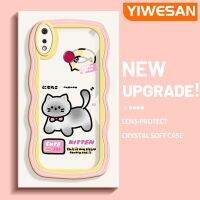 YIWESAN เคสสำหรับ Realme 3 Pro เคส3i Realme ลูกแมวน่ารักสีสันสดใสเคสมือถือกันกระแทกแบบใสนิ่มเคสโปร่งใสลายกล้องถ่ายรูปซิลิกาเจลฝาครอบป้องกัน