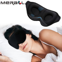 3D Sleep Mask Eyeshade Blockout Light Eyepatch Sleeping Mask สำหรับตาผู้หญิงผู้ชาย Blindfold Nap Travel Relax Sleeping Aid Slaapmask-Cgefeng