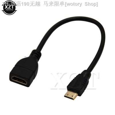 【CW】✳  20cm 1080P HDMI-compatible Male to Female Converter Cable Cord for Notebook Computer