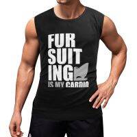 New Fursuiting is My Cardio Tank Top Mens singlets Male vest