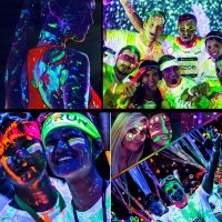 6 Tube UV Glow Blacklight Makeup Face Paint Washable Neon Fluorescent Body Paint