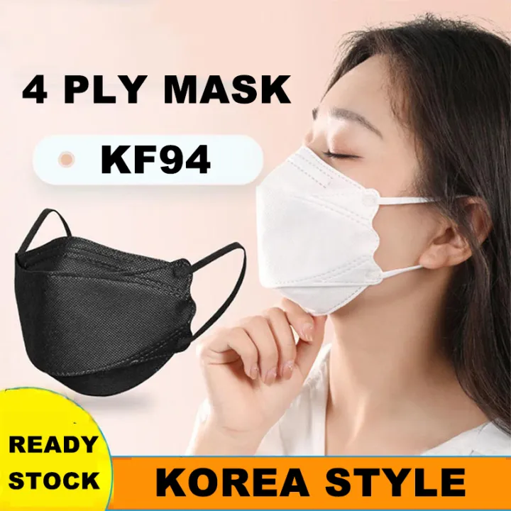 50 Pcs/100Pcs Face Mask Kf94เกาหลีหน้ากากสำหรับผู้ใหญ่ Masker หน้า