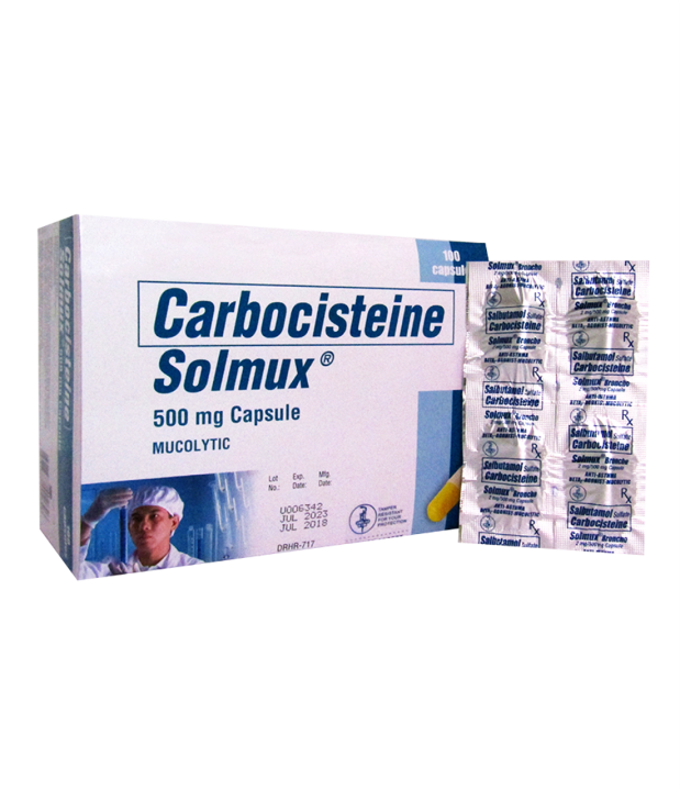 Solmux Carbocisteine 500 Mg 1 Capsule | Lazada PH