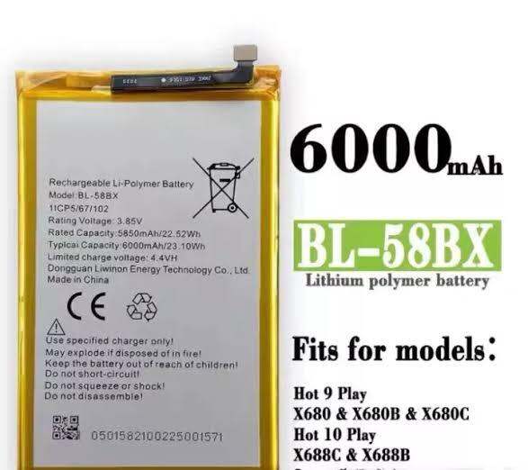 infinix x688 battery