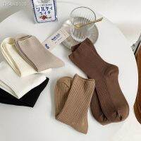 ✙✚¤ 3 Pairs Pure Cotton Women 39;s Socks High Quality Casual Solid Color White Korea Fashion Female Crew High Minimalism Tube Sock