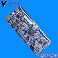 ☏Original Logic Board T420HW04 V0 42T06 C03 55.42T06.C12สำหรับ LG 42LF2510 42LH3000 42RV665D 42WLU55FHID 42LH3010 T CON LVDS บอร์ด