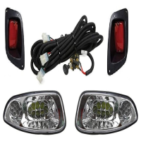 Xu61aa EZGO Rxv ชุดโคมไฟ LED รถเข็นสำหรับตีกอล์ฟ | ชุดแก๊สและโคมไฟไฟฟ้า Rxv 2008-2015 +