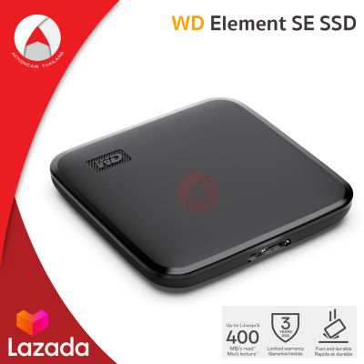 WD Element SE SSD Portable Storage 2TB, 1TB, 480GB ฮาร์ดดิสก์ เอส เอส ดี Harddisk SSD ประกัน Synnex 3 ปี