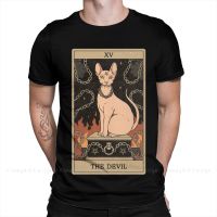 The Devil Fashion Shirt Design Demon Kitty Dk Cotton Shirts Men T-Shirt Oversize For Adult Tees S-4XL-5XL-6XL