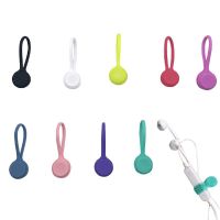 Magnetic Ties for Cords 9 Pcs Twist Ties with Strong Magnet Bundling Organizing Wire Cord Cable Management Clips Under Desk