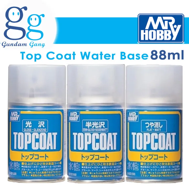 [Gundam Gang] Mr. Hobby Top Coat Gloss Flat Matt Semi Gloss 88ml (Deliver West Malaysia Only