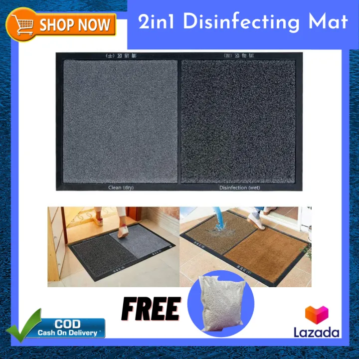 hot Unico. HEAVY DUTY 2in1 Disinfecting Foot Mat Wet and Dry with
