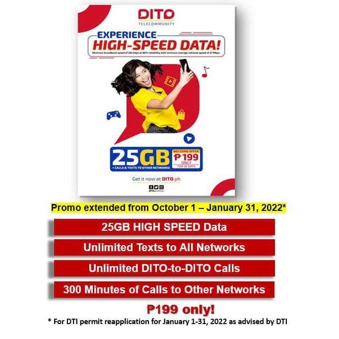 DITO TELECOMMUNITY SIM CARD, FREE SIM EJECTOR PIN ( 5G READY ) With ...