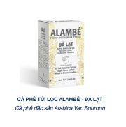 Cà phê phin giấy túi lọc Arabica Bourbon, vị chua ngọt trái cây chín