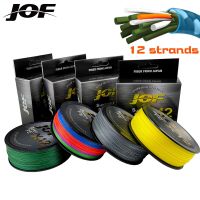 JOF X9 X12ซุปเปอร์มัลติฟิลาเมนต์100เมตร300เมตรเอ็นตกปลา20ถึง92ปอนด์ Peralatan Pancing คาร์พสายถัก