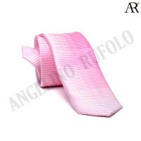 ANGELINO RUFOLO Necktie(NTS-ทาง009) เนคไทผ้าไหมทออิตาลี่คุณภาพเยี่ยม ดีไซน์ Gradient สีฟ้า/ชมพู