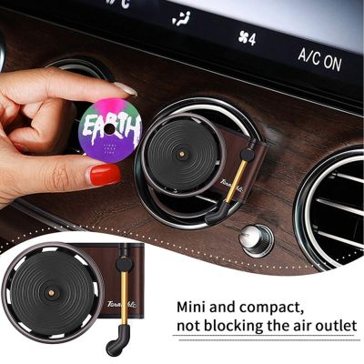 【DT】  hotCar Air Freshener Record Player Turntable Car Perfume Clip Vinyl  Phonograph Air Vent Outlet Aromatherapy Clip Smell Diffuser