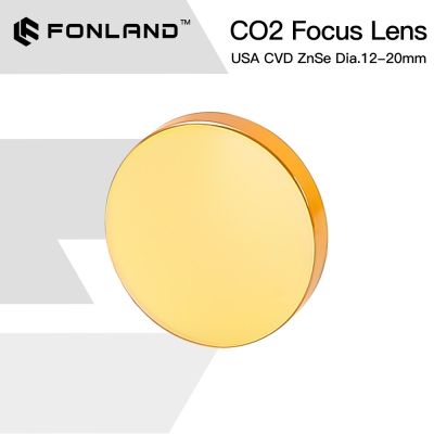 USA Focus Lens CVD ZnSe Diameter 12 15 18 19.05 20 FL 38.1 50.8 63.5 76.2 101.6 127mm for CO2 Laser Engraving Cutting Machine