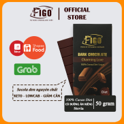 Socola đen đắng 100% Cacao Đường ăn Kiêng Figo