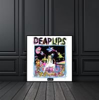 Deap Lips Deap Lips ปกอัลบั้มเพลงโปสเตอร์ผ้าใบพิมพ์ลายแร็พฮิปฮอปเพลงดาวนักร้องการตกแต่งภาพวาดผนังบ้าน