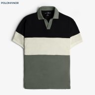 Áo Polo nam phối EVAN vải cá sấu cotton CMC, nam tính, thanh lịch thumbnail