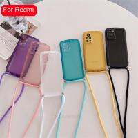 [ร้อน] สายสายคล้องแบบคาดตัว Redmi Note 8 7 9 Pro เคสโปร่งใสสำหรับ Xiaomi Redmi Redmi Note 11 10 Pro 4G 5G 10c 9c Nfc ฝาครอบ9a Note11 S