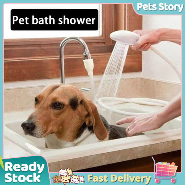 Pet Bathing Head Wash Dog Silicone Hose Pet Shower Hose Bath Tools Pet