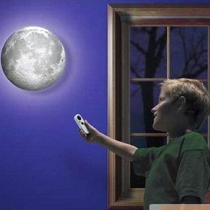 โคมไฟดวงจันทร์แบ็คดรอปเป่าลม-led-สำหรับเด็กมีรีโมทคอนโทรล6ชนิดโคมไฟแขวนผนังดวงจันทร์รักษาโคมไฟผนังเพดาน