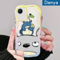 "เคส Dienya สำหรับ Realme C30 C30s C31 C55 Narzo 50i Narzo Prime Narzo 50A N55 Prime Case การ์ตูนน่ารักภาพสีน้ำมันลาย Totoro Motif ขอบโค้งชัดเจนเนื้อครีมใสเคสมือถือฝาครอบป้องกัน"