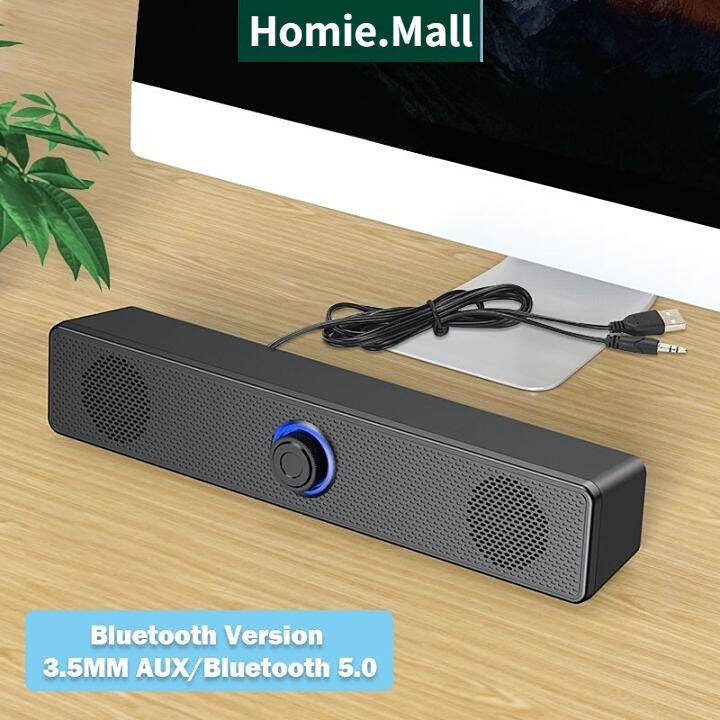 Bluetooth Speaker TV Soundbar Computer For Speaker Aux 3.5mm PC