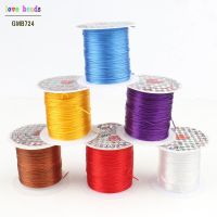 【YD】 1 Roll Multi-Colors 0.8mm Stretchy Elastic Beading Wire Cord String Thread for Necklace 10M