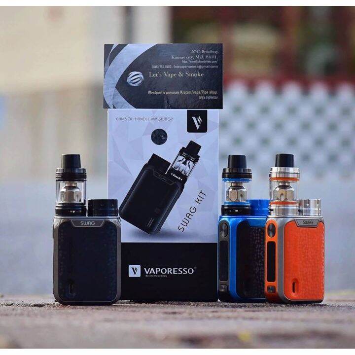 Vaporesso Swag 80W TC Kit with NRG SE Tank 3.5ml Lazada PH