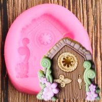 Fairy Garden Doors Silicone Mold Polymer Clay Molds Party Cake Decorating Tools Fondant Baking Chocolate Candy Moulds Bread Cake  Cookie Accessories
