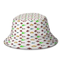 {You Have A Het} Topi Bucket ผู้หญิงลายเมเปิ้ลนักเรียนสำหรับผู้ชายหมวกใส่ตกปลาบ๊อบพับได้หมวกปานามาสตรีทแวร์