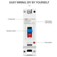 TOMZN 1P DC 250V DC สวิตช์ป้องกันการโอเวอร์โหลดตัวเรือนเครื่องตัดวงจร MCCB สำหรับแสงอาทิตย์โฟโตโวลตาอิก PV