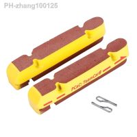 Bike Disc Brake Pads 1 Pair Brake Pads Road Rubber Bike Brake Shoes for Carbon Rims Wheel Durable and Practical H053